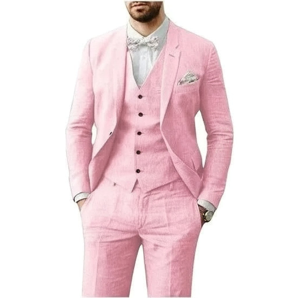 Johannes | Men's Three-Piece Suit in Royal Blue, Wedding Suit | My Sweet Wardrobe | Light Blue