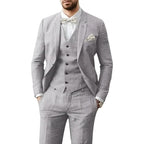 Johannes | Men's Three-Piece Suit in Royal Blue, Wedding Suit | My Sweet Wardrobe | Light Blue