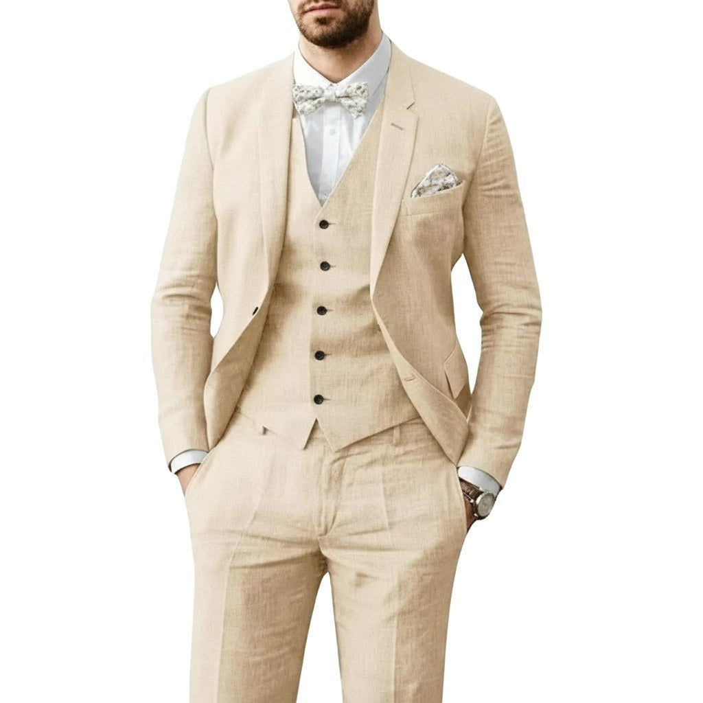 Johannes | Men's Three-Piece Suit in Royal Blue, Wedding Suit | My Sweet Wardrobe | Light Blue
