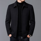 Jordan | Men's Wool Jacket, Tailored Autumn Jacket | My Sweet Wardrobe | Brown