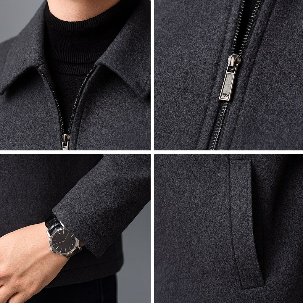 Jordan | Men's Wool Jacket, Tailored Autumn Jacket | My Sweet Wardrobe