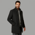 Jordan | Men's Wool Overcoat, Classic Wool Coat | Dressific