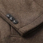 Jordan | Men's Wool Overcoat, Classic Wool Coat | Dressific