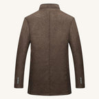 Jordan | Men's Wool Overcoat, Classic Wool Coat | Dressific