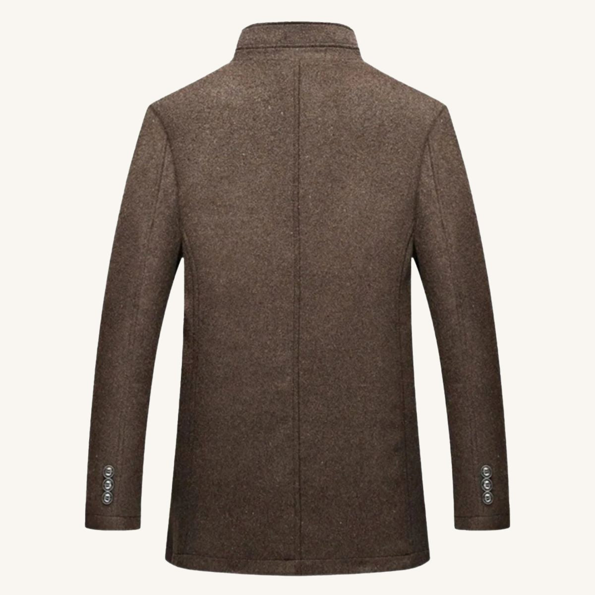 Jordan | Men's Wool Overcoat, Classic Wool Coat | Dressific