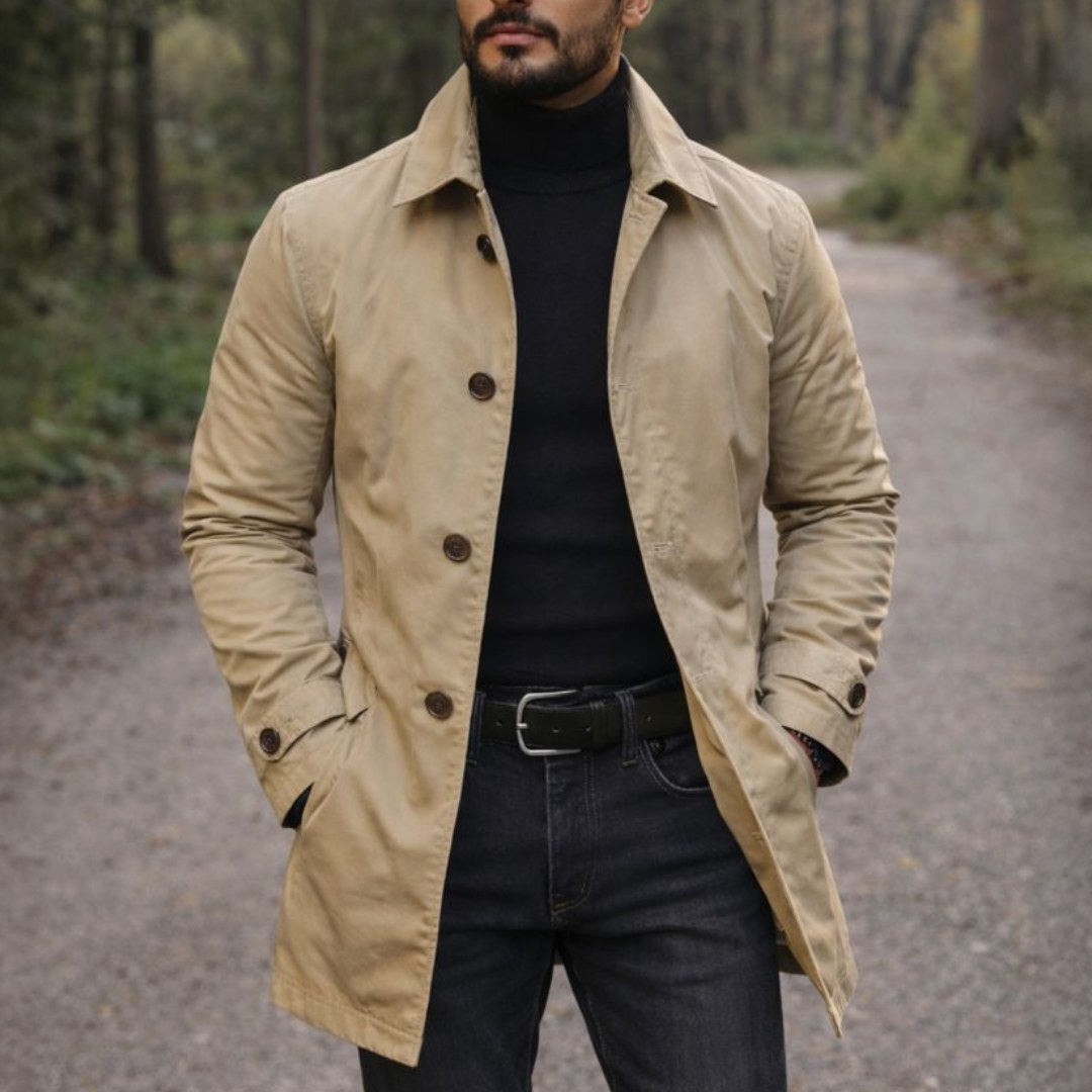 Josef | Men's Weatherproof Coat, Windproof Men's Jacket | My Sweet Wardrobe | Grey