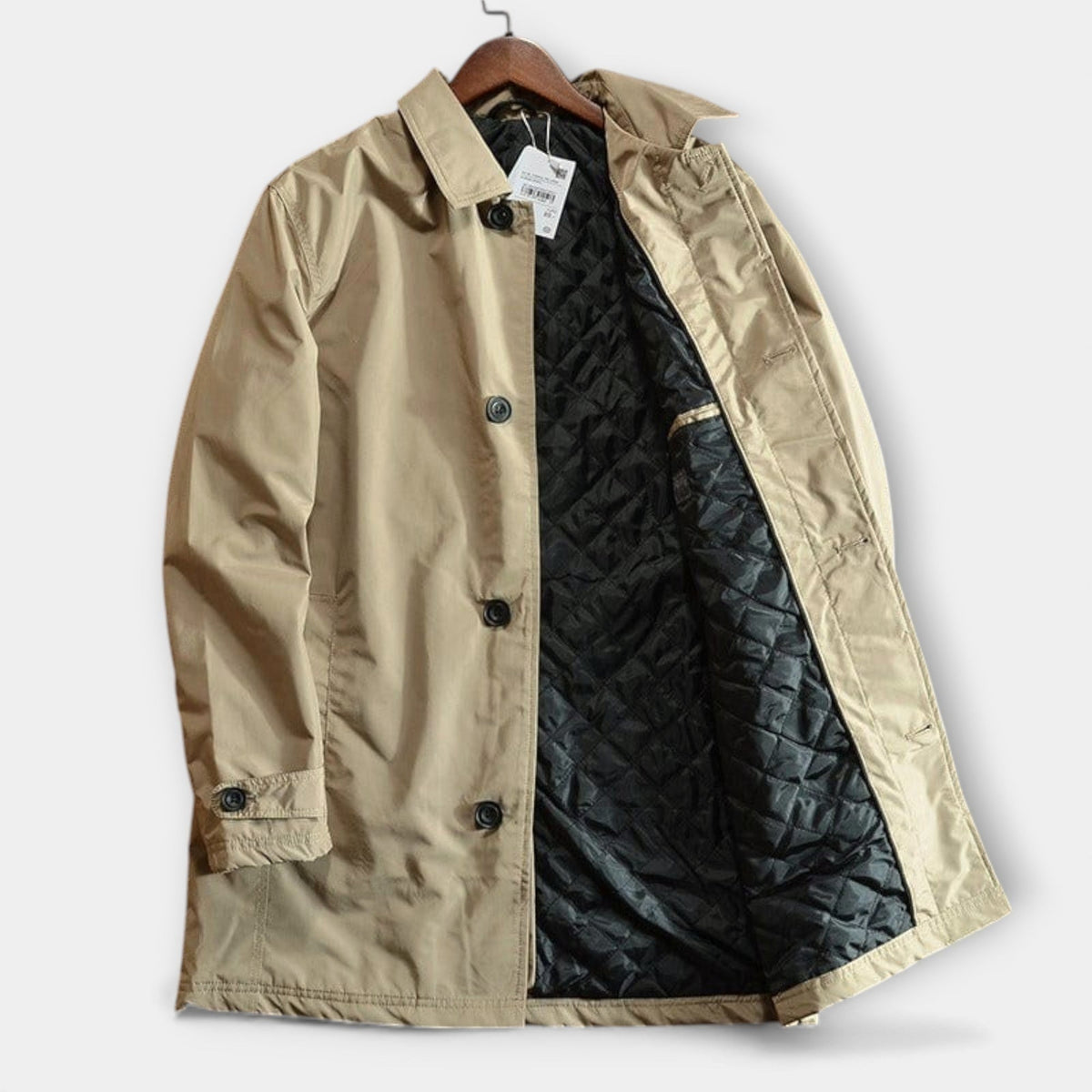 Josef | Men's Weatherproof Coat, Windproof Men's Jacket | My Sweet Wardrobe | Grey