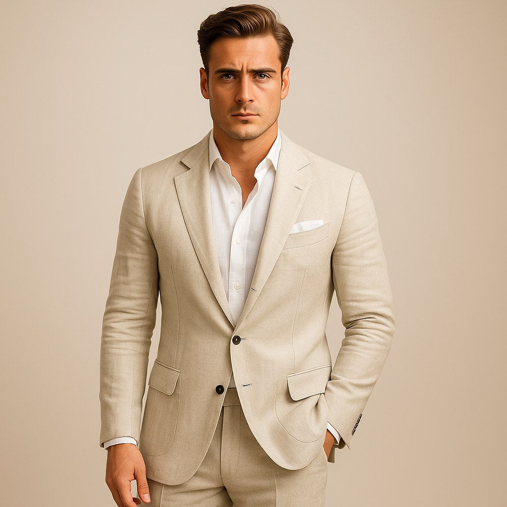 Joseph | Men's Lightweight Blazer, Smart-Casual Jacket | My Sweet Wardrobe | Beige