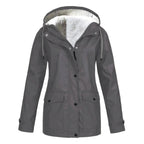 Judith | Women's Windproof Hooded Rain Jacket, Lightweight Autumn Coat | My Sweet Wardrobe