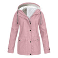 Judith | Women's Windproof Hooded Rain Jacket, Lightweight Autumn Coat | My Sweet Wardrobe | Dark Grey