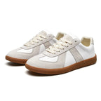Julian | Men's Lace-Up Shoes with Non-Slip Sole, Classic Lace-Up Trainers | My Sweet Wardrobe | Brown