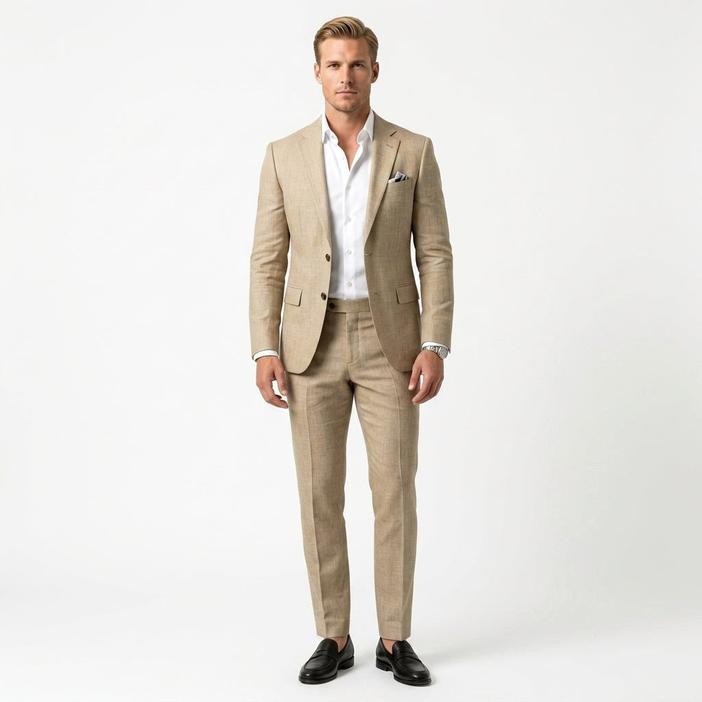 Cameron | Men's Slim-Fit Two-Piece Suit – Wedding and Business Attire | My Sweet Wardrobe