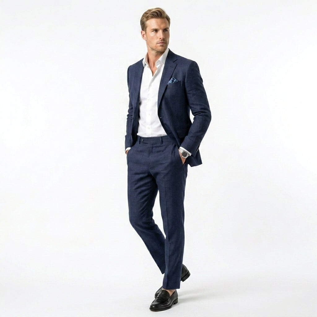 Cameron | Men's Slim-Fit Two-Piece Suit – Wedding and Business Attire | My Sweet Wardrobe