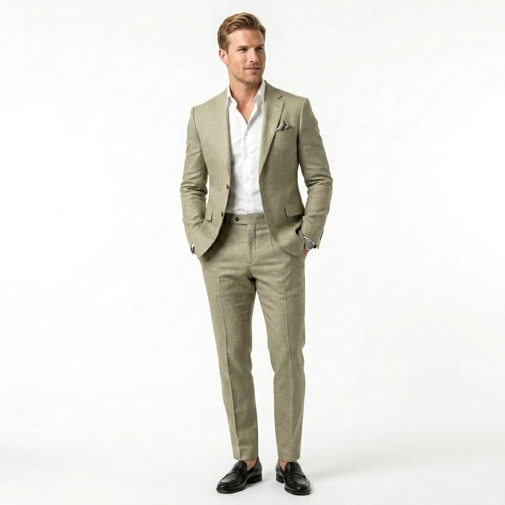 Cameron | Men's Slim-Fit Two-Piece Suit – Wedding and Business Attire | My Sweet Wardrobe