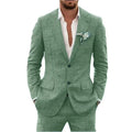Karl | Men's Two-Piece Wedding Guest Suit, Classic Blazer and Trousers | My Sweet Wardrobe | Mint Green