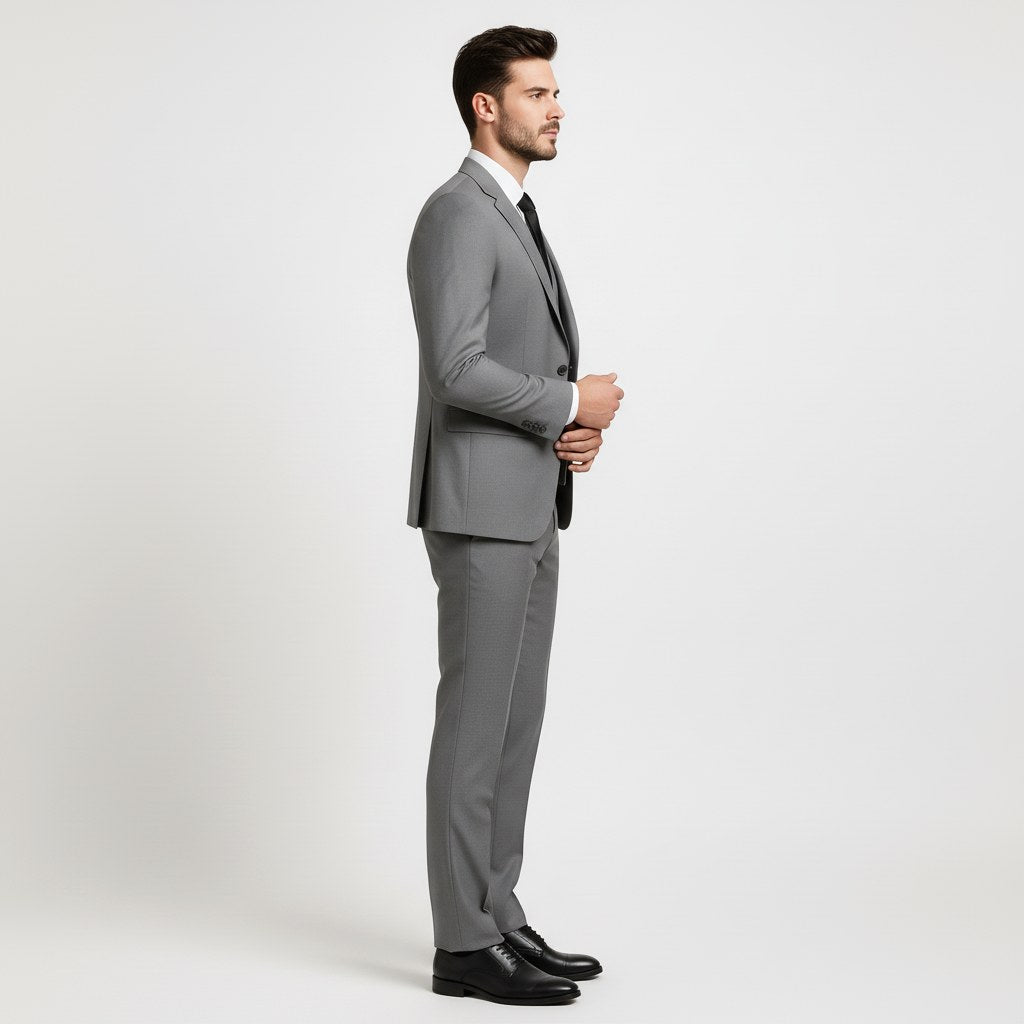 Charles | Men's Three-Piece Suit with Vest, Formal Suit | My Sweet Wardrobe