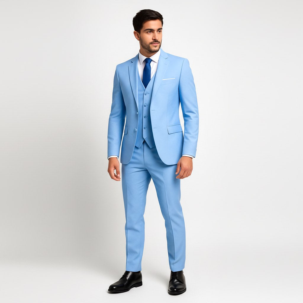 Charles | Men's Three-Piece Suit with Vest, Formal Suit | My Sweet Wardrobe