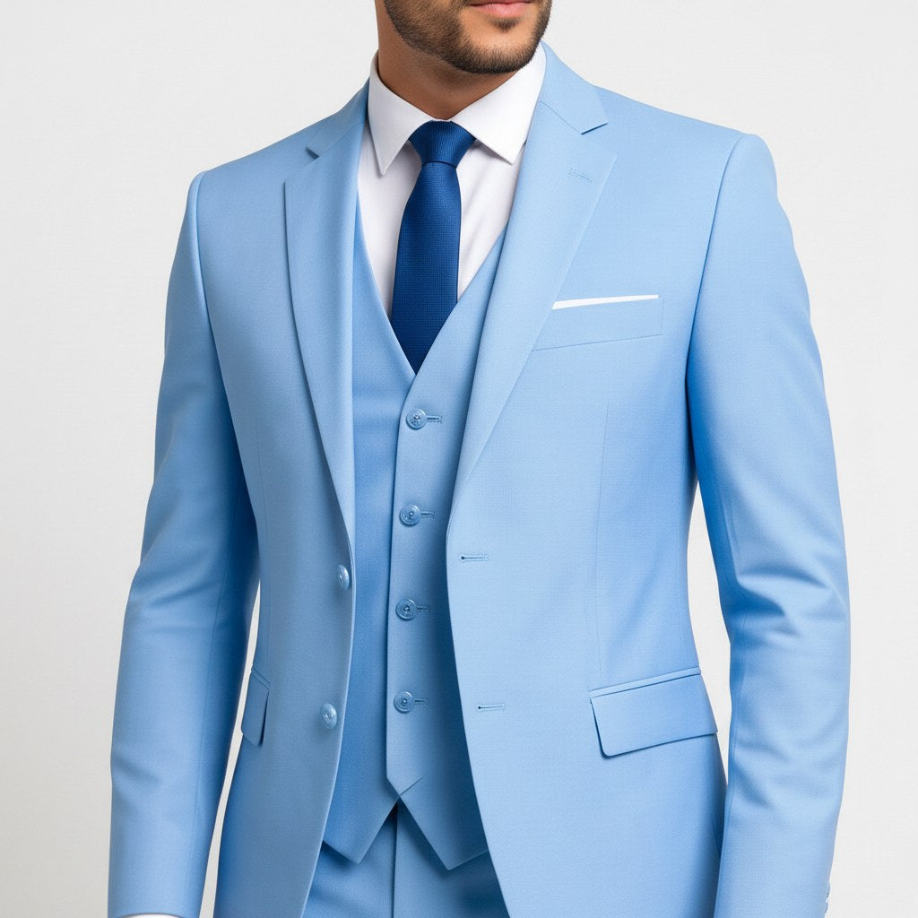 Charles | Men's Three-Piece Suit with Vest, Formal Suit | My Sweet Wardrobe