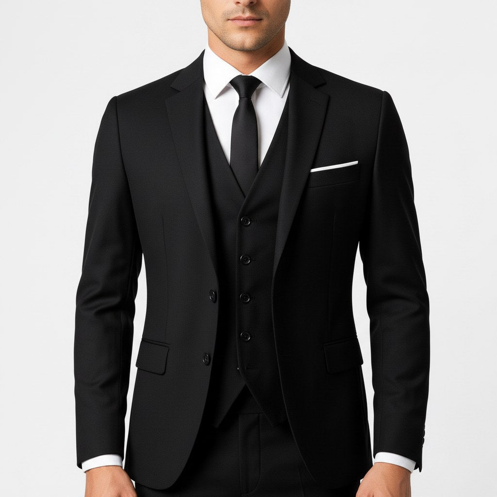 Charles | Men's Three-Piece Suit with Vest, Formal Suit | My Sweet Wardrobe