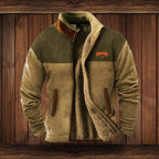 Klaus | Men's Merino Fleece Jacket, Outdoor Functional Jacket | My Sweet Wardrobe | Brown 2