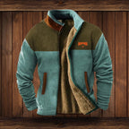 Klaus | Men's Merino Fleece Jacket, Outdoor Functional Jacket | My Sweet Wardrobe | Brown 2