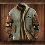 Klaus | Men's Merino Fleece Jacket, Outdoor Functional Jacket | My Sweet Wardrobe | Brown 2