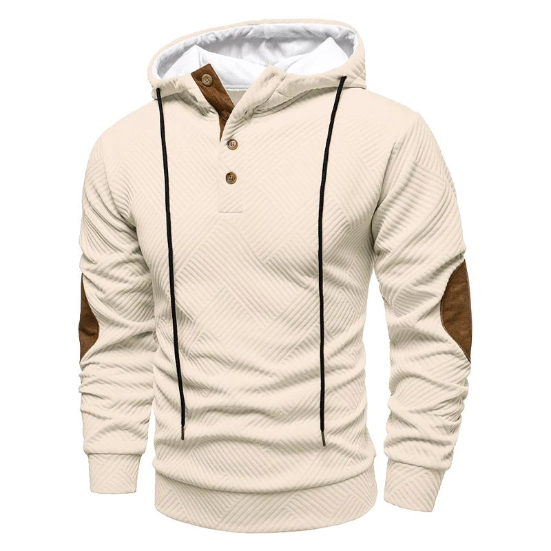 Konrad | Men's Jumper with Textured Weave, Elegant Men's Jumper | My Sweet Wardrobe | Grey