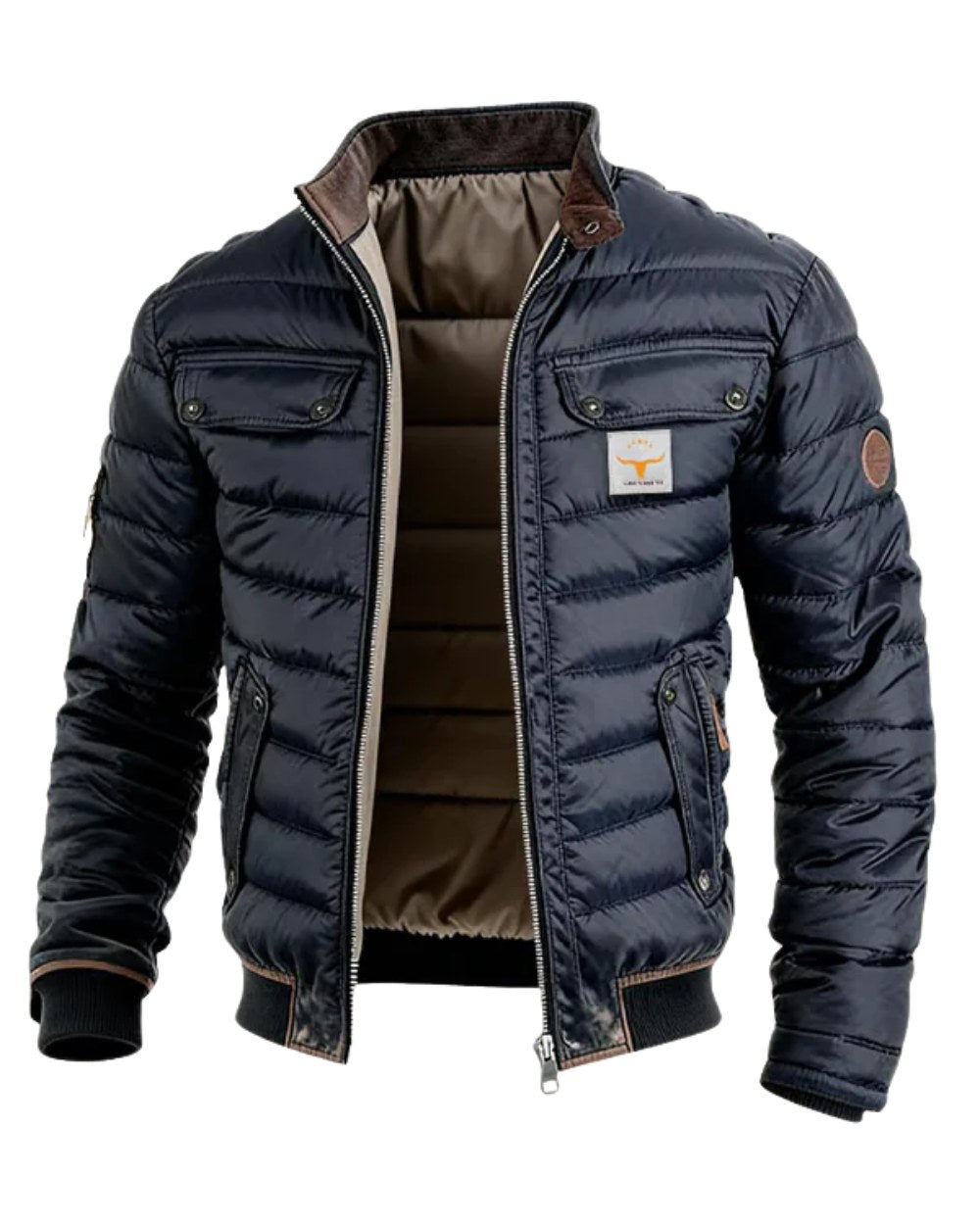 Konrad | Men's Quilted Jacket with Urban Elegance, Lightweight Autumn Jacket | My Sweet Wardrobe