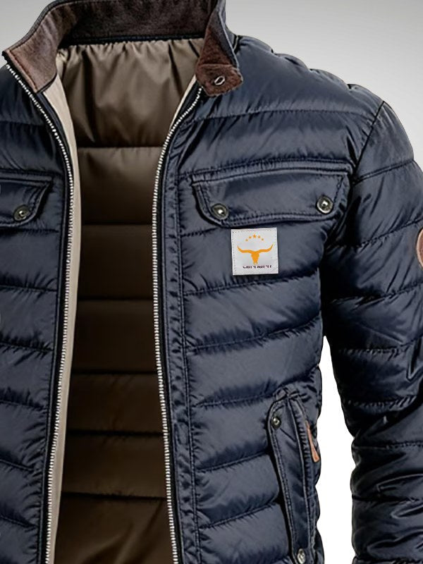 Konrad | Men's Quilted Jacket with Urban Elegance, Lightweight Autumn Jacket | My Sweet Wardrobe
