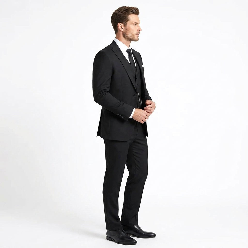 Christopher | Men's Slim-Fit Three-Piece Suit – Elegant Business Suit | My Sweet Wardrobe