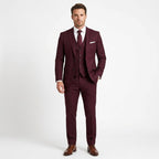 Christopher | Men's Slim-Fit Three-Piece Suit – Elegant Business Suit | My Sweet Wardrobe