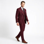 Christopher | Men's Slim-Fit Three-Piece Suit – Elegant Business Suit | My Sweet Wardrobe