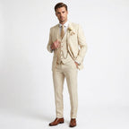 Christopher | Men's Slim-Fit Three-Piece Suit – Elegant Business Suit | My Sweet Wardrobe
