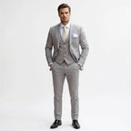 Christopher | Men's Slim-Fit Three-Piece Suit – Elegant Business Suit | My Sweet Wardrobe