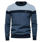 Lars | Men's Jumper with Classic Cut, Soft Cotton Jumper | My Sweet Wardrobe | Green
