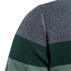 Lars | Men's Jumper with Classic Cut, Soft Cotton Jumper | My Sweet Wardrobe | Green