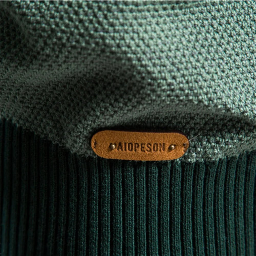 Lars | Men's Jumper with Classic Cut, Soft Cotton Jumper | My Sweet Wardrobe | Blue