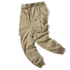 Leo | Men's Utility Cargo Trousers with Stretch Fit, Functional Pocket Trousers | My Sweet Wardrobe | Green