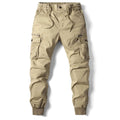 Leo | Men's Utility Cargo Trousers with Stretch Fit, Functional Pocket Trousers | My Sweet Wardrobe | Black