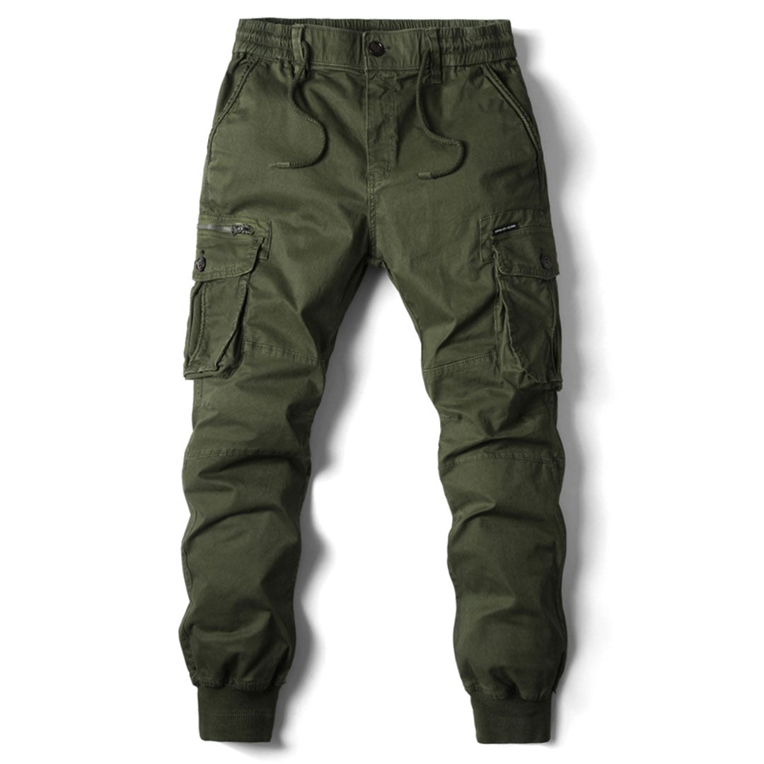 Leo | Men's Utility Cargo Trousers with Stretch Fit, Functional Pocket Trousers | My Sweet Wardrobe