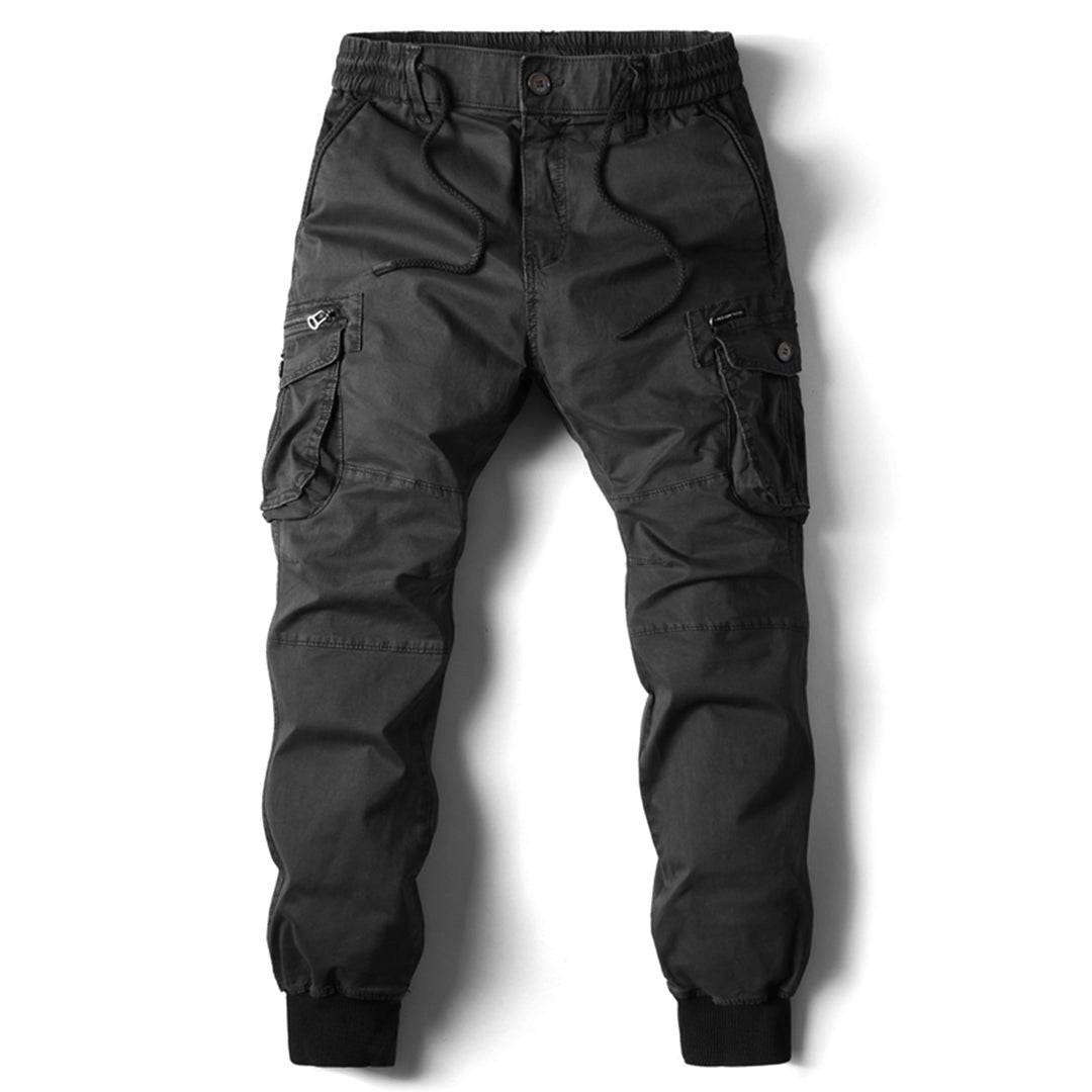 Leo | Men's Utility Cargo Trousers with Stretch Fit, Functional Pocket Trousers | My Sweet Wardrobe