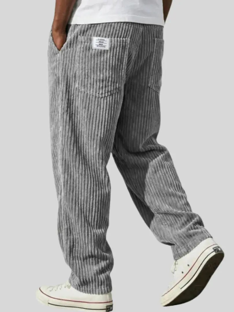 Lewis | Women's Relaxed Fit Corduroy Trousers, Sophisticated Everyday Trousers | My Sweet Wardrobe