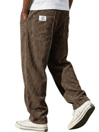 Lewis | Women's Relaxed Fit Corduroy Trousers, Sophisticated Everyday Trousers | My Sweet Wardrobe