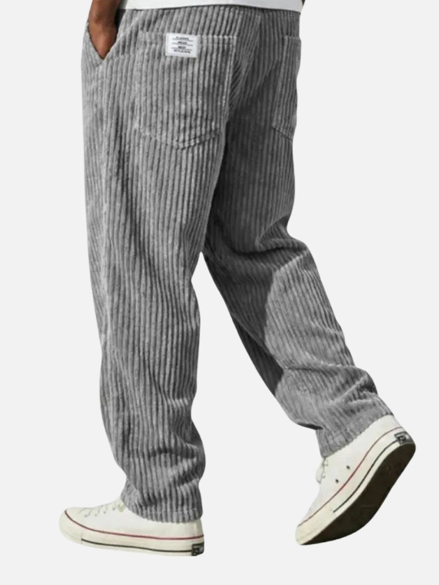 Lewis | Women's Relaxed Fit Corduroy Trousers, Sophisticated Everyday Trousers | My Sweet Wardrobe