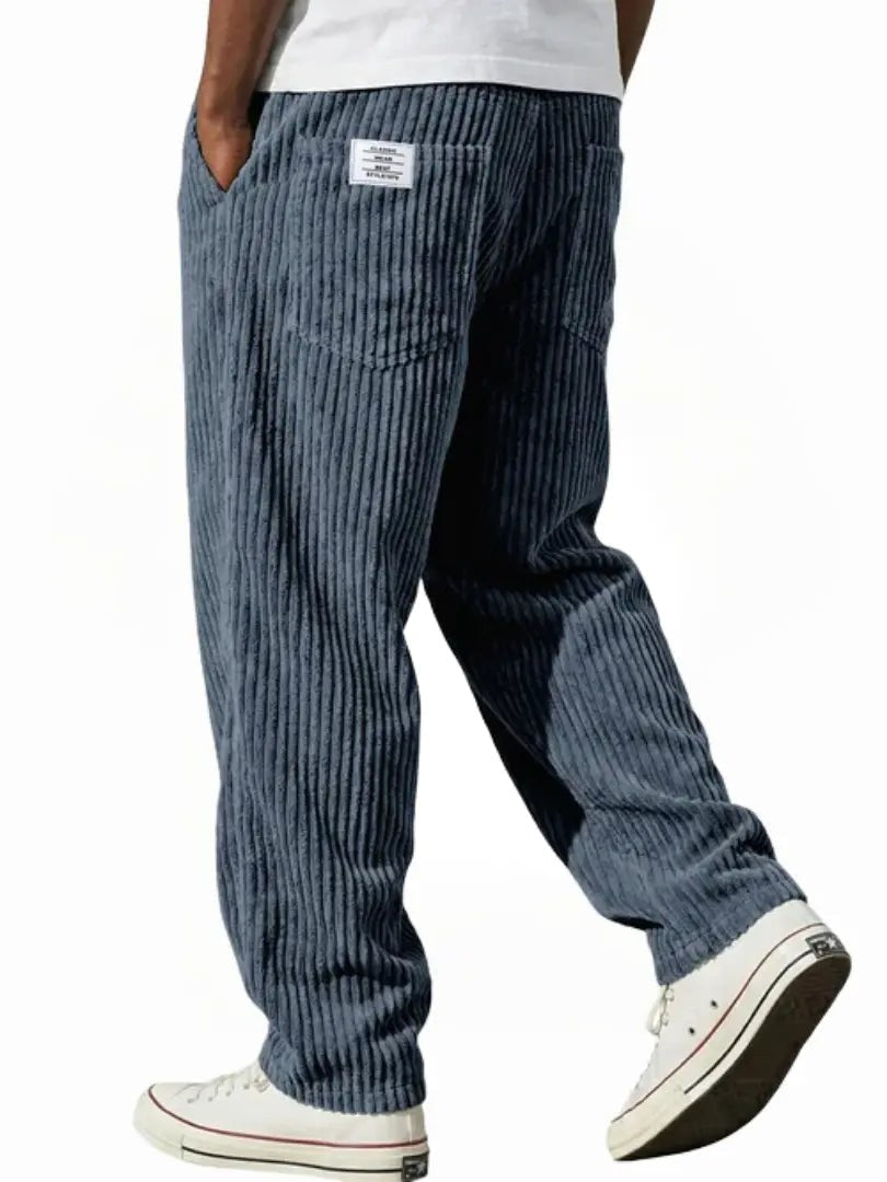 Lewis | Women's Relaxed Fit Corduroy Trousers, Sophisticated Everyday Trousers | My Sweet Wardrobe