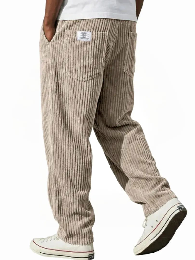 Lewis | Women's Relaxed Fit Corduroy Trousers, Sophisticated Everyday Trousers | My Sweet Wardrobe
