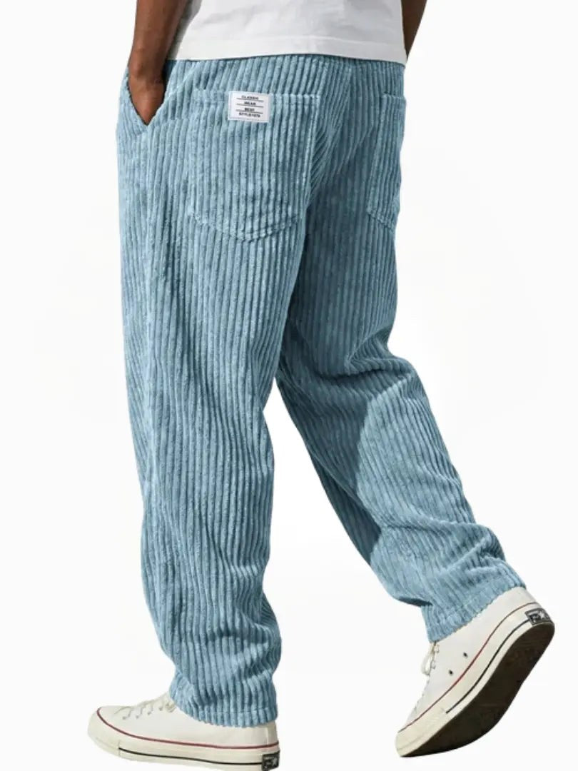 Lewis | Women's Relaxed Fit Corduroy Trousers, Sophisticated Everyday Trousers | My Sweet Wardrobe