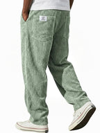 Lewis | Women's Relaxed Fit Corduroy Trousers, Sophisticated Everyday Trousers | My Sweet Wardrobe