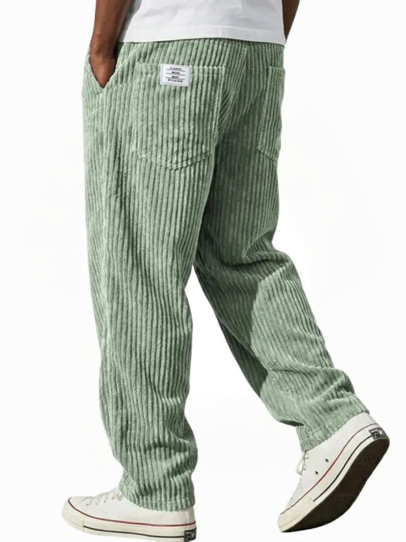 Lewis | Women's Relaxed Fit Corduroy Trousers, Sophisticated Everyday Trousers | My Sweet Wardrobe