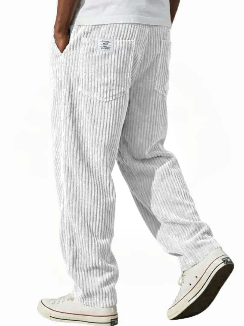 Lewis | Women's Relaxed Fit Corduroy Trousers, Sophisticated Everyday Trousers | My Sweet Wardrobe